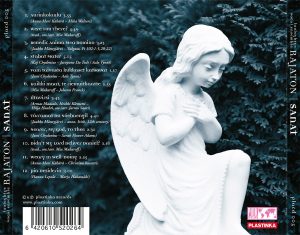 CD-levyn kannet, takakansi: Rajaton - Sanat, Plastinka Records (2002)